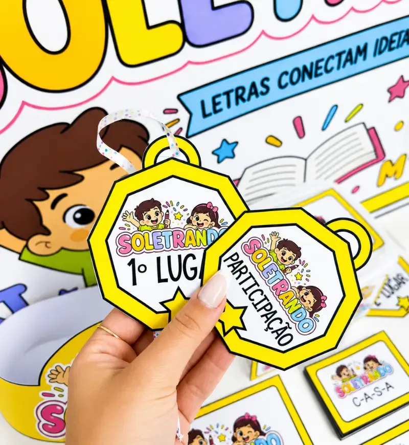 Soletrando Palavras Sílabas simples PDF Alfabetização  — imagem 6