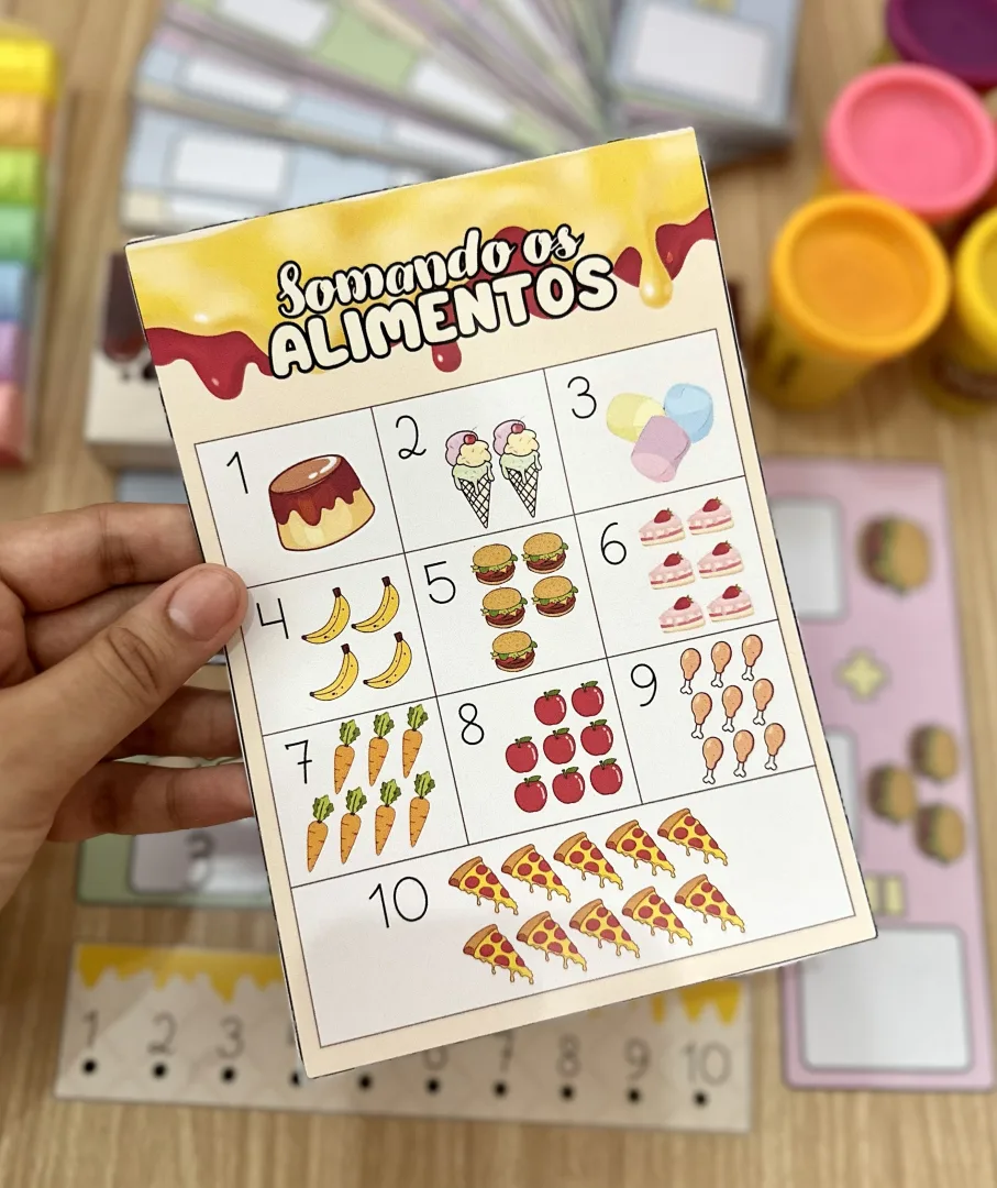 Somando os Alimentos – Recurso Pedagógico de Matemática Educação Infantil PDF — imagem 2