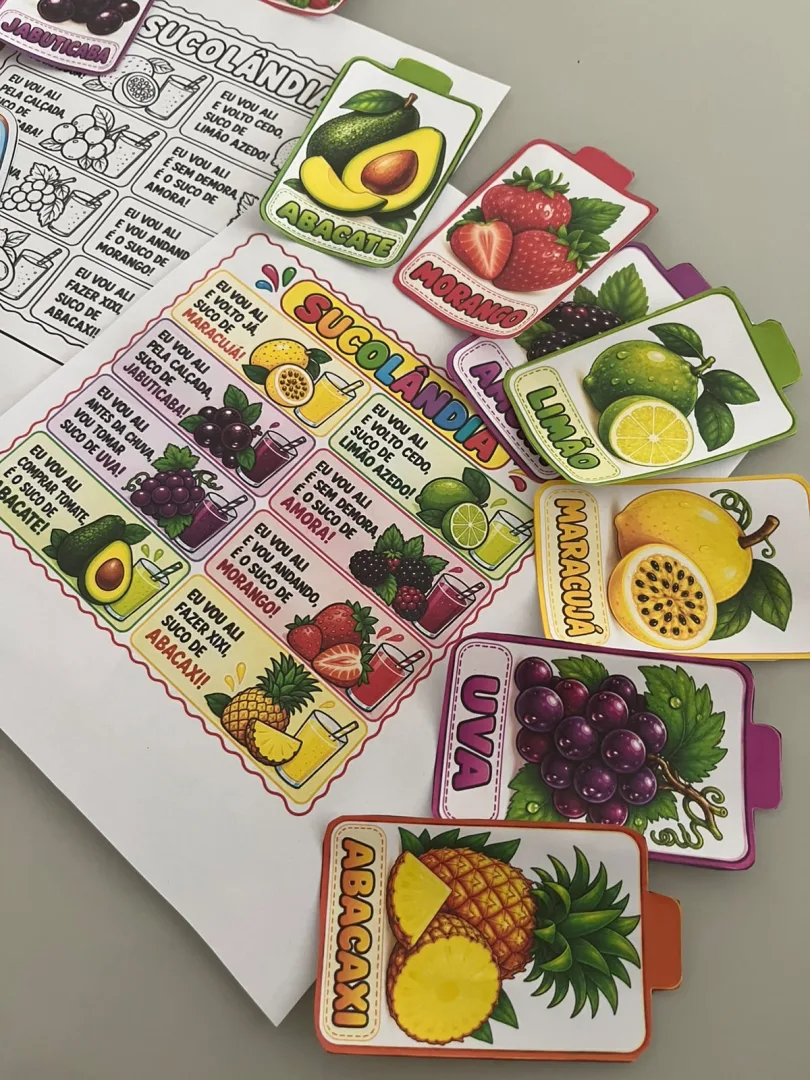 Sucolândia — Vamos Preparar Um Suco? em PDF - Infantil — imagem 2
