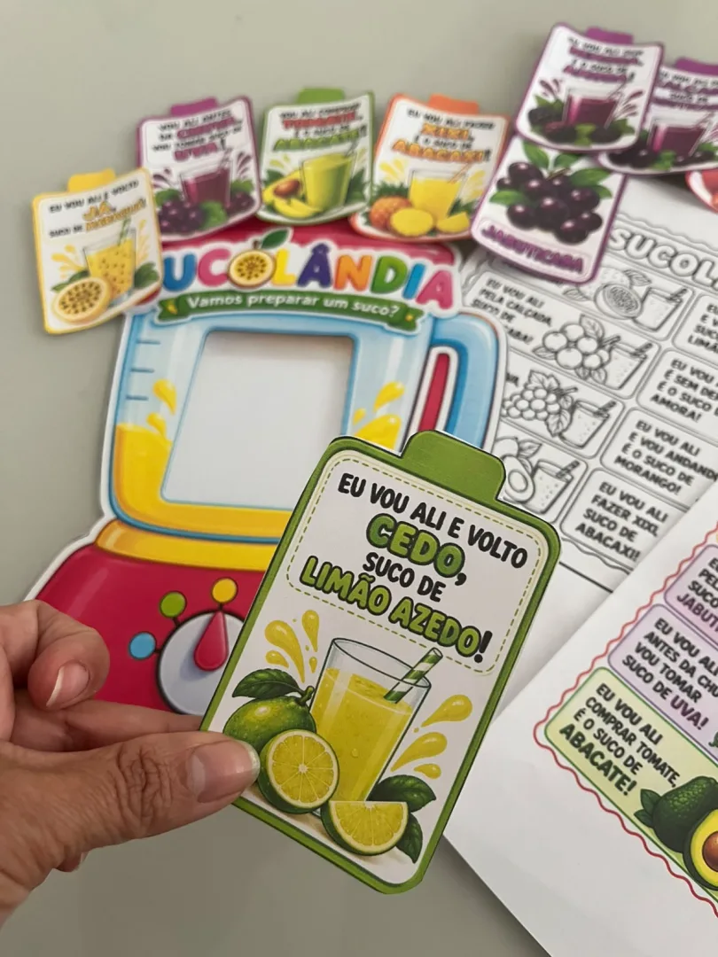 Sucolândia — Vamos Preparar Um Suco? em PDF - Infantil — imagem 3