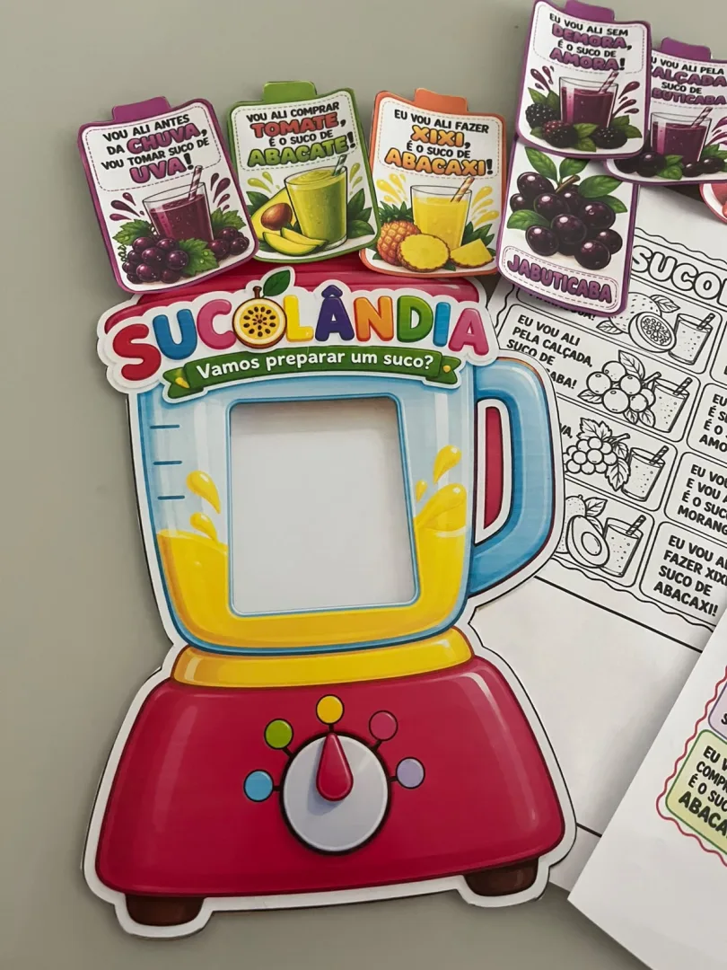 Sucolândia — Vamos Preparar Um Suco? em PDF - Infantil — imagem 6