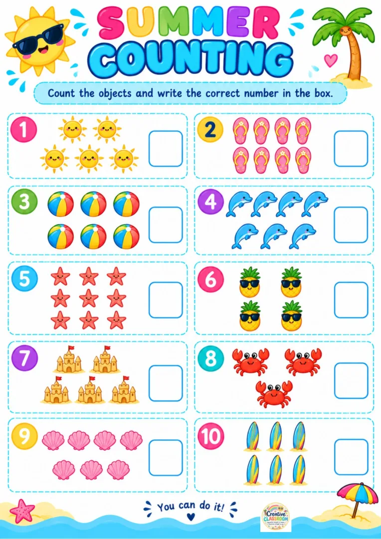 Summer Activities Atividades de Inglês Verão 1º a 5º ano Pdf — imagem 4