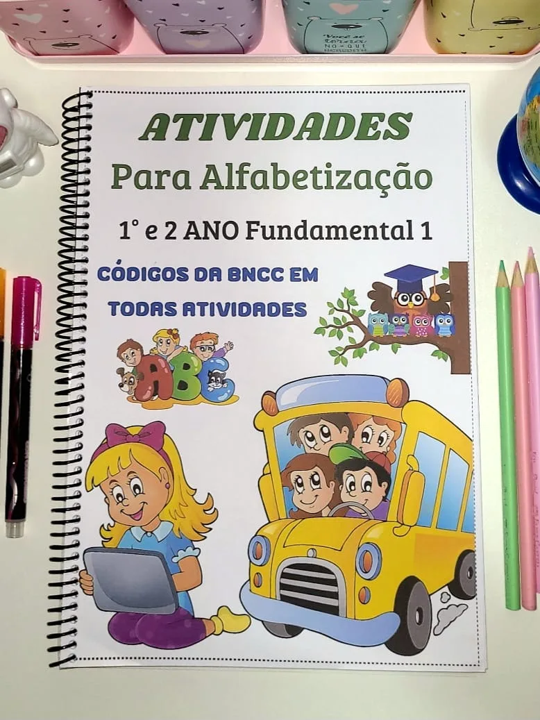 SUPER APOSTILA PARA ALFABETIZAÇÃO 1º E 2 º ANO + BRINDE — imagem 2