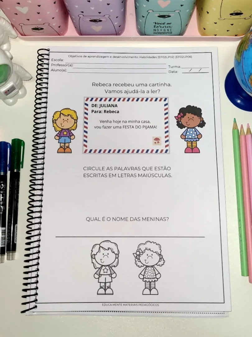 SUPER APOSTILA PARA ALFABETIZAÇÃO 1º E 2 º ANO + BRINDE — imagem 4