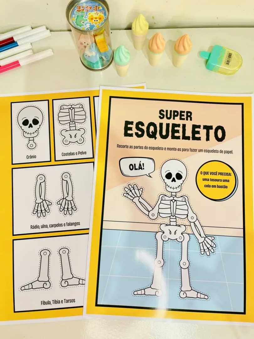 Super Esqueleto — Pronto para Imprimir — imagem 2