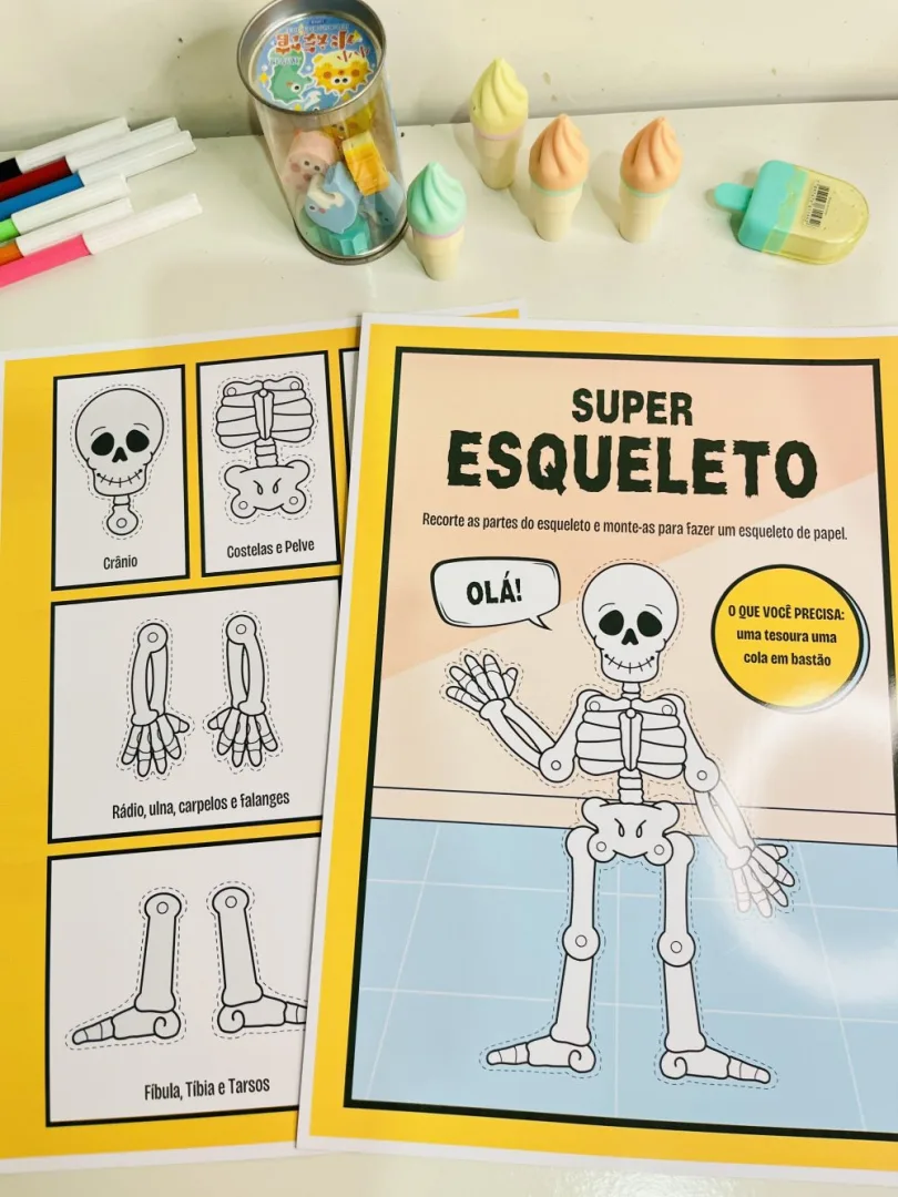 Super Esqueleto — Pronto para Imprimir — imagem 3