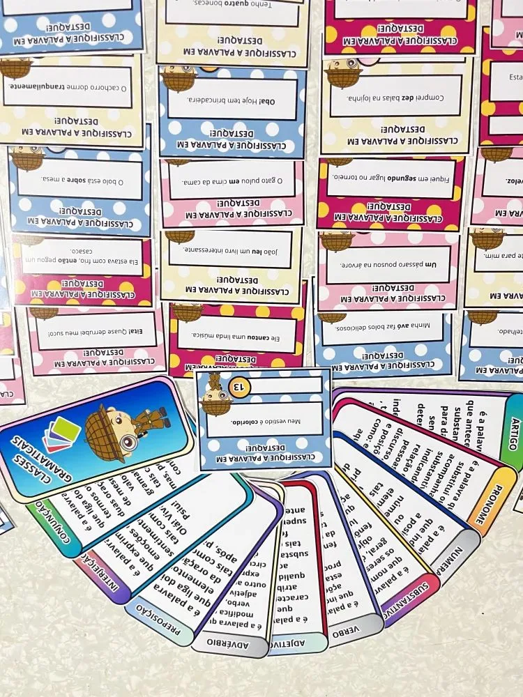 Super Kit de Cards das Classes Gramaticais — imagem 2