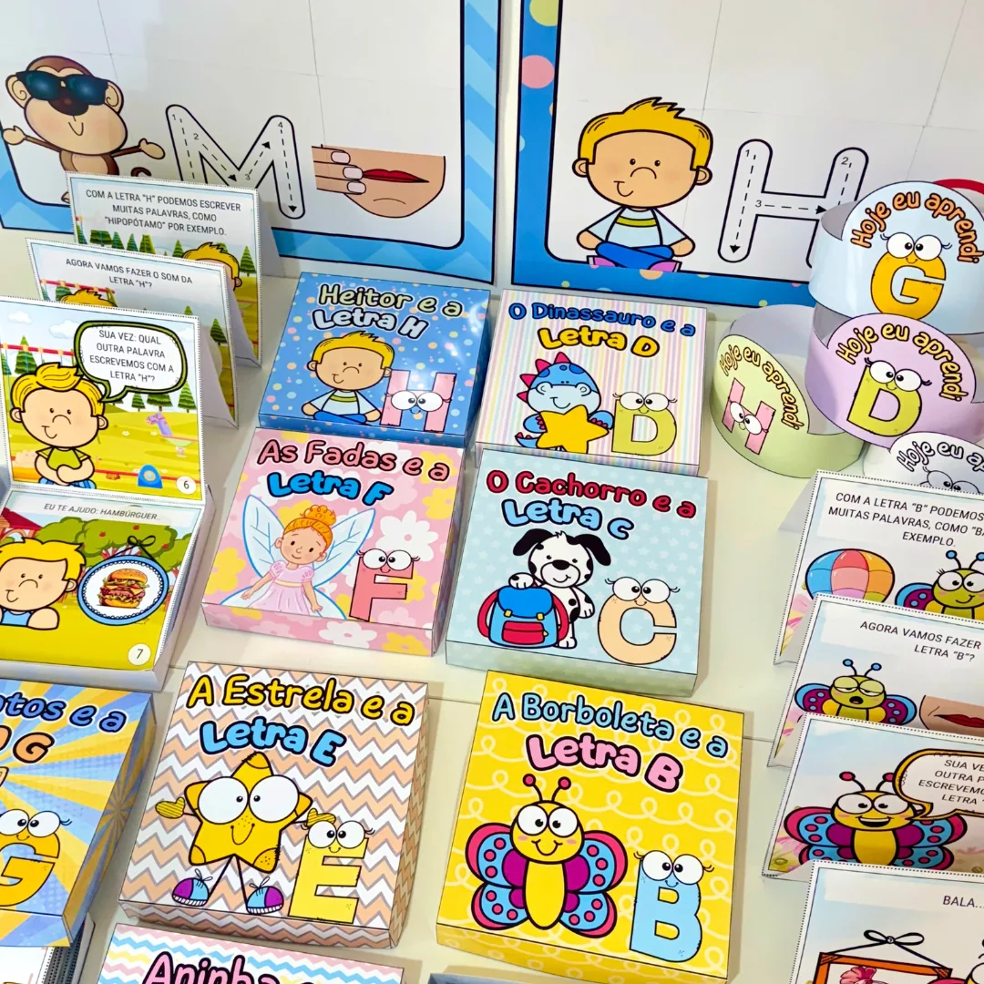 Super Kit Histórias na Caixa + Cartazes do Alfabeto | 26 Kits de Alfabetização — imagem 5