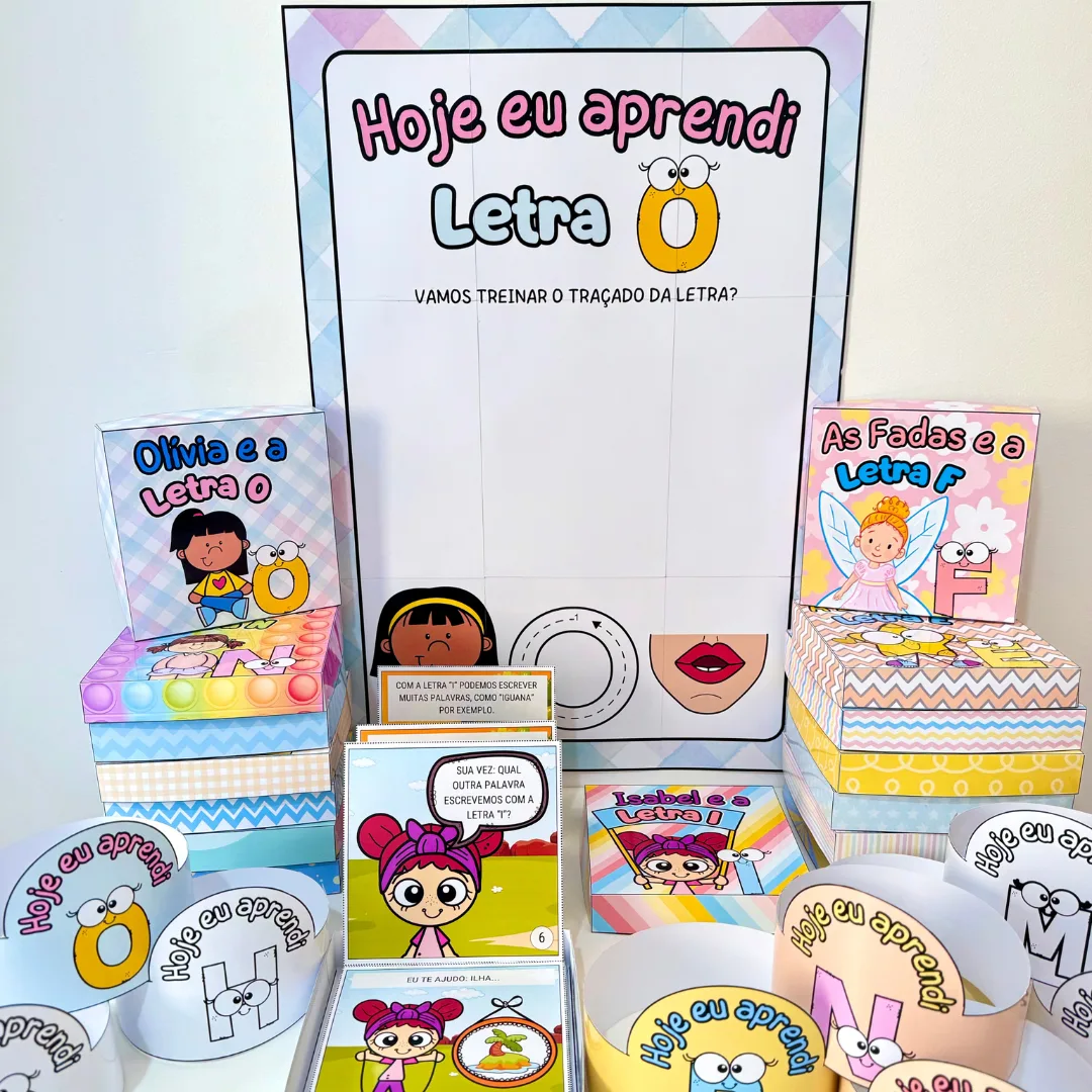 Super Kit Histórias na Caixa + Cartazes do Alfabeto | 26 Kits de Alfabetização — imagem 4