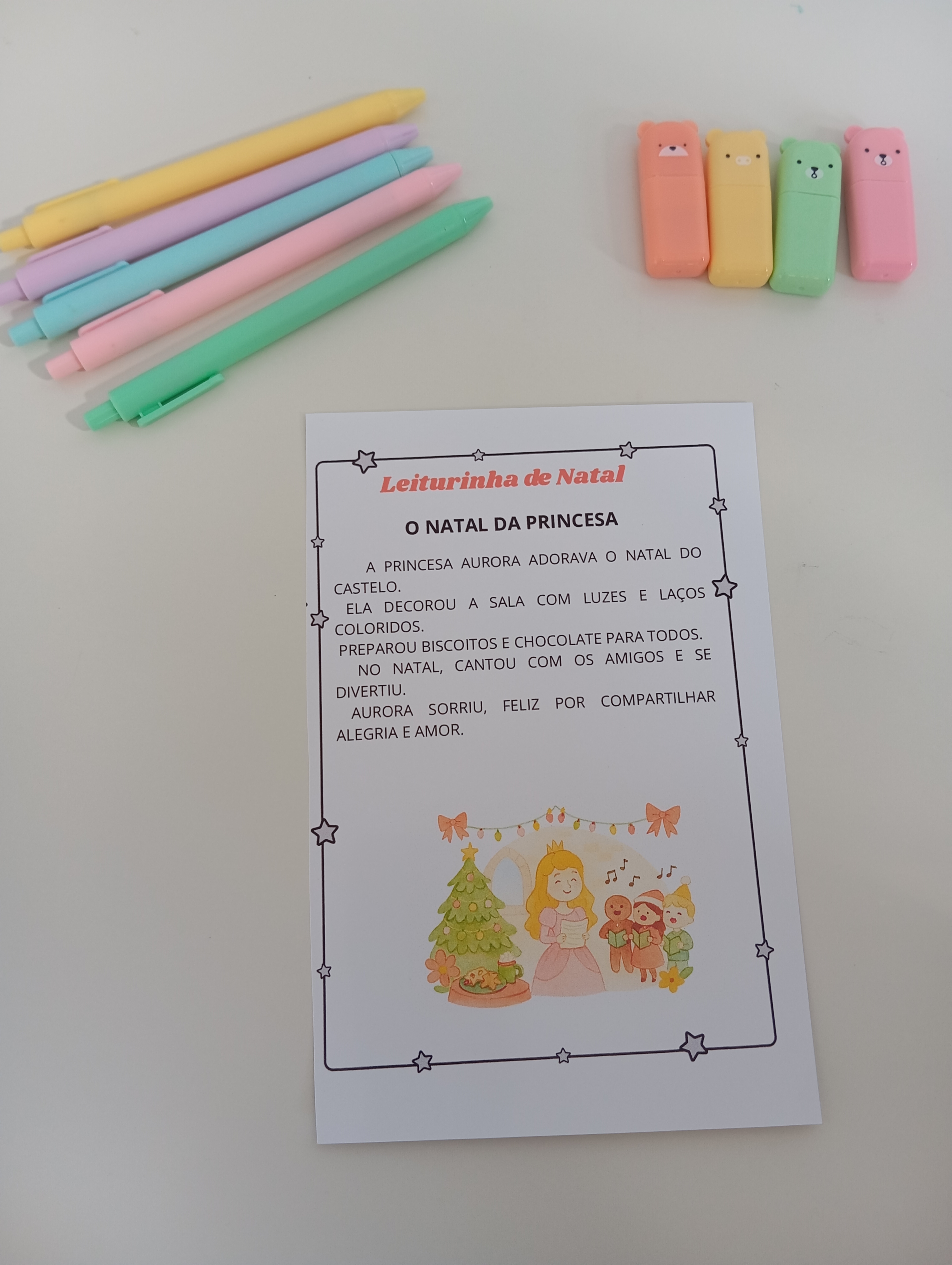 Leitura de Natal PDF para Imprimir - Atividade para Educação Infantil — imagem 5