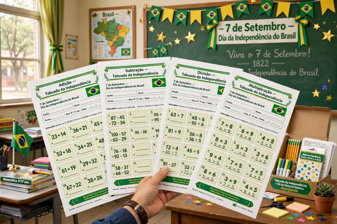 Tabuada da Independência - Matemática - PDF — imagem 4