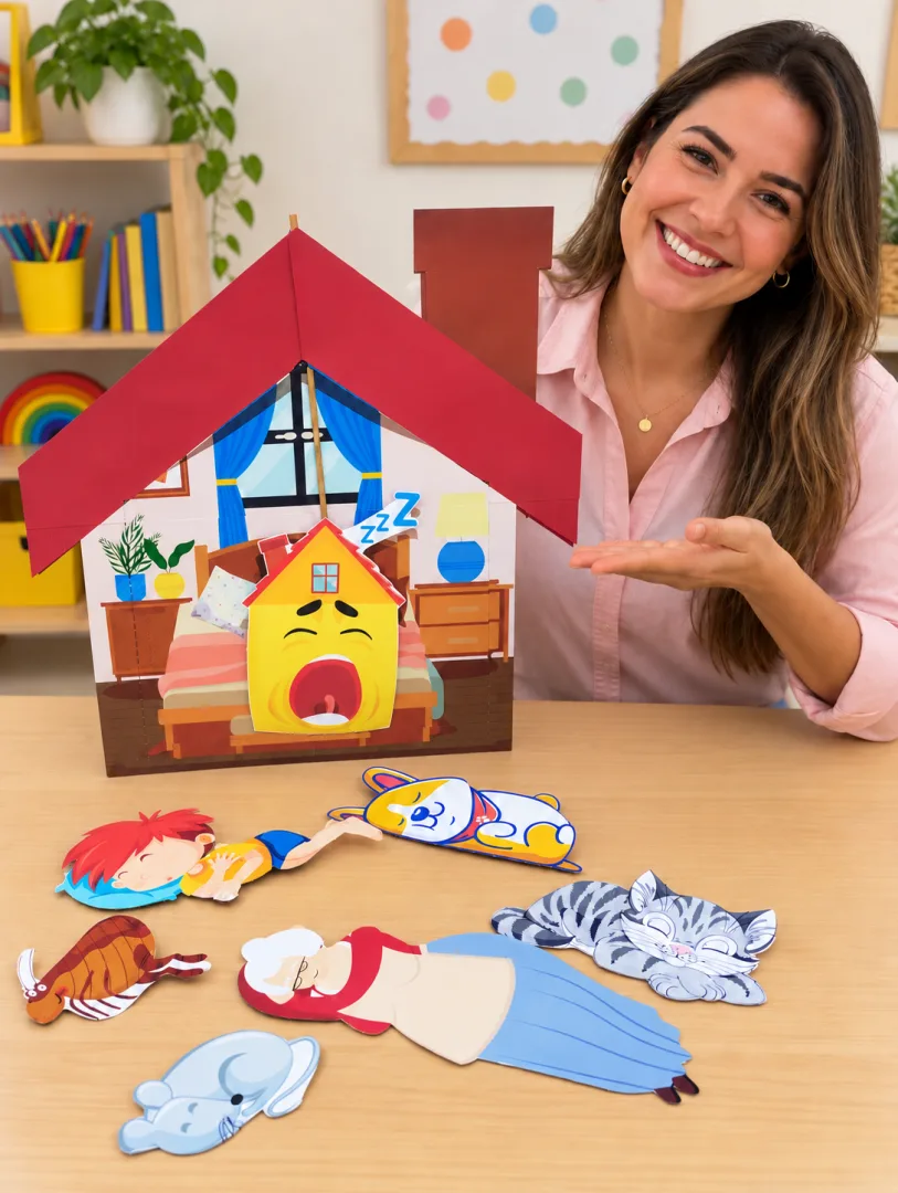 Teatrinho: a Casa Sonolenta em Pdf — imagem 2