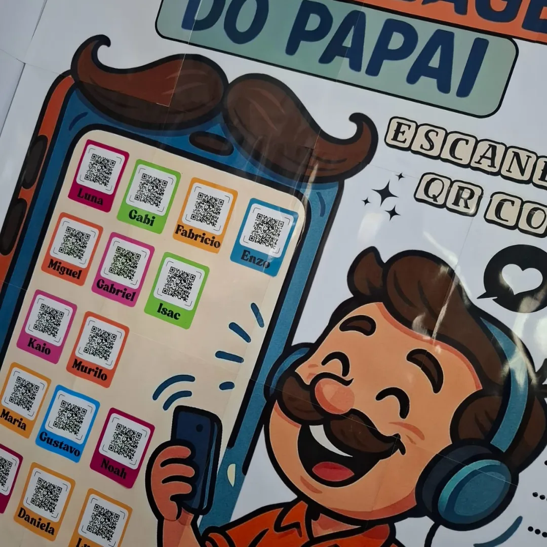 🧡💙 TELE MENSAGEM QR CODE DO PAPAI 💙🧡 — imagem 2