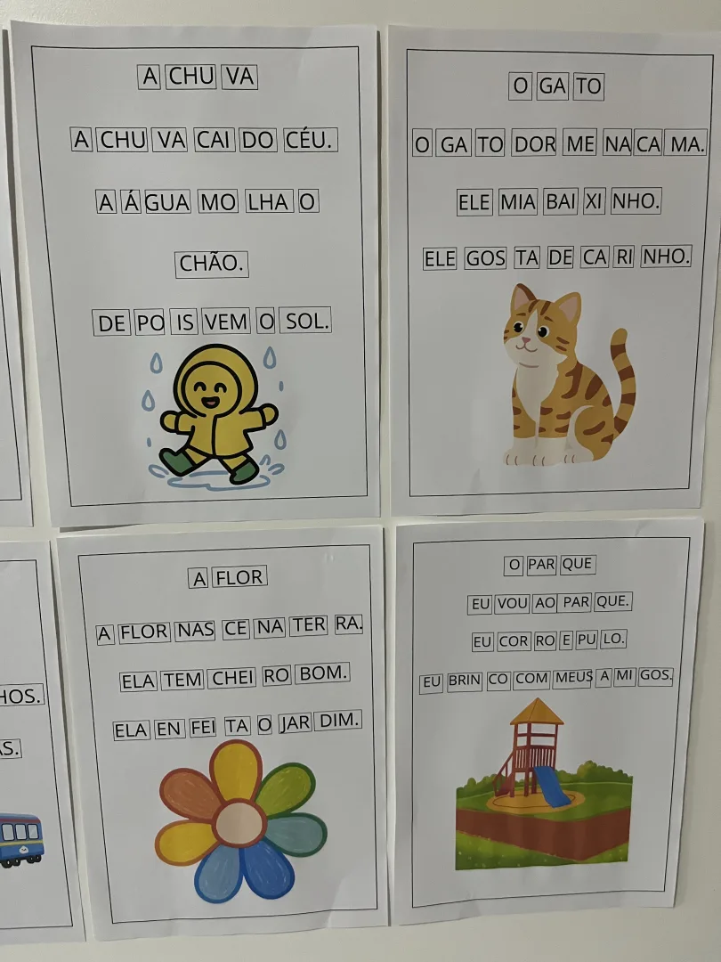 Textos Ampliados com Separação de Sílabas para 1º Ano em PDF — imagem 5