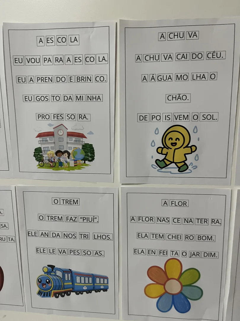 Textos Ampliados com Separação de Sílabas para 1º Ano em PDF — imagem 3