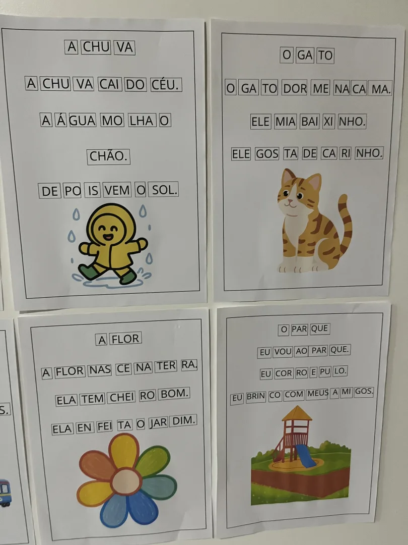 Textos Ampliados com Separação de Sílabas para 1º Ano em PDF — imagem 4