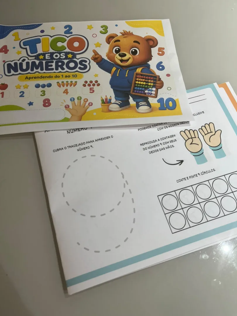  TICO E OS NÚMEROS — DO 1 AO 10 — imagem 2