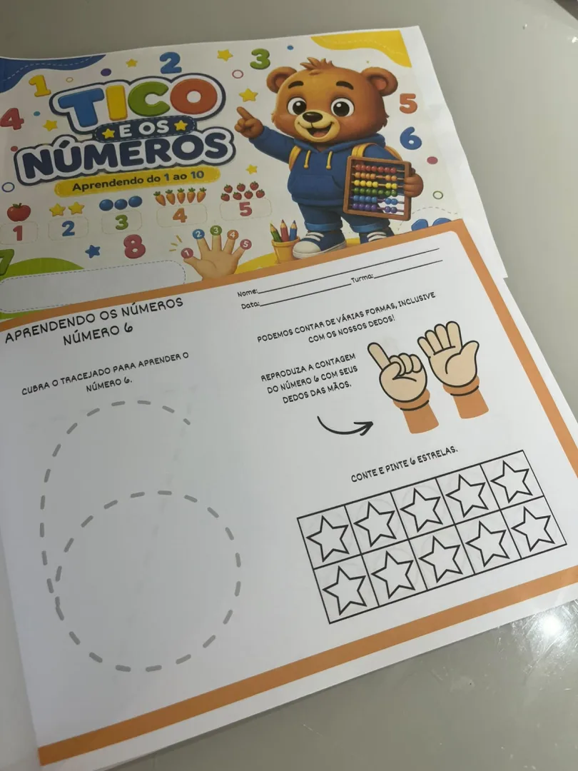  TICO E OS NÚMEROS — DO 1 AO 10 — imagem 3