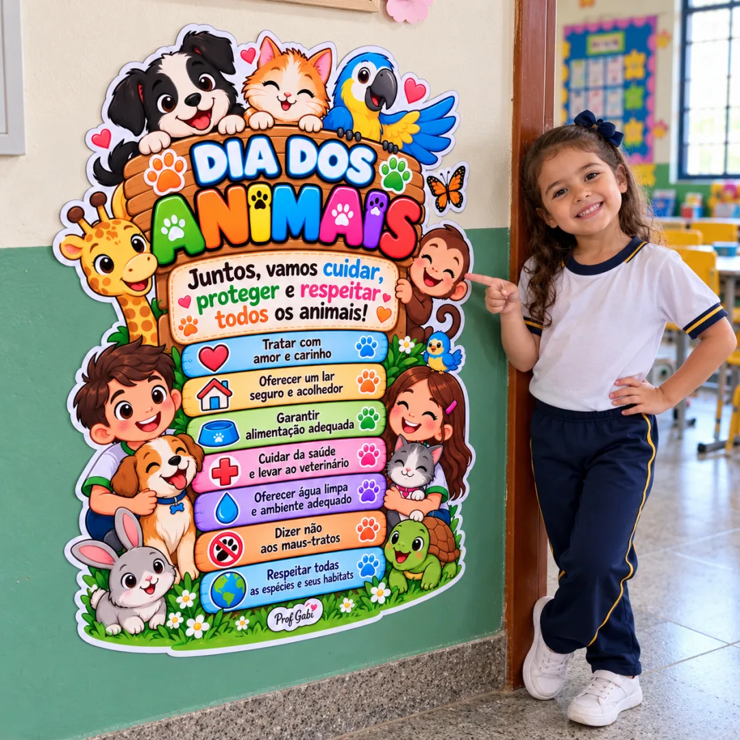 TOTEM DIA DOS ANIMAIS – JUNTOS VAMOS CUIDAR! — imagem 2