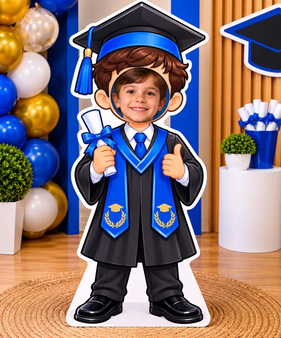 🎓💙 TOTENS DE FORMATURA – DIVERSIDADE E REPRESENTATIVIDADE! 💰8,50 👧🏽👦🏻👧🏿👦🏼  ✨ Modelos de menino e menina, com  — imagem 3