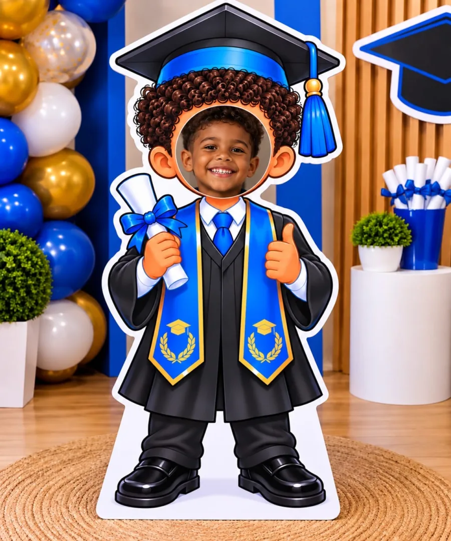 🎓💙 TOTENS DE FORMATURA – DIVERSIDADE E REPRESENTATIVIDADE! 💰8,50 👧🏽👦🏻👧🏿👦🏼  ✨ Modelos de menino e menina, com  — imagem 2