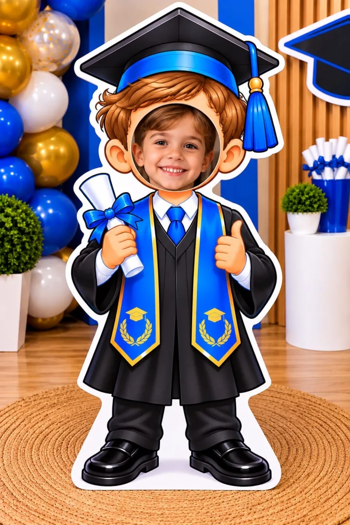 🎓💙 TOTENS DE FORMATURA – DIVERSIDADE E REPRESENTATIVIDADE! 💰8,50 👧🏽👦🏻👧🏿👦🏼  ✨ Modelos de menino e menina, com  — imagem 6