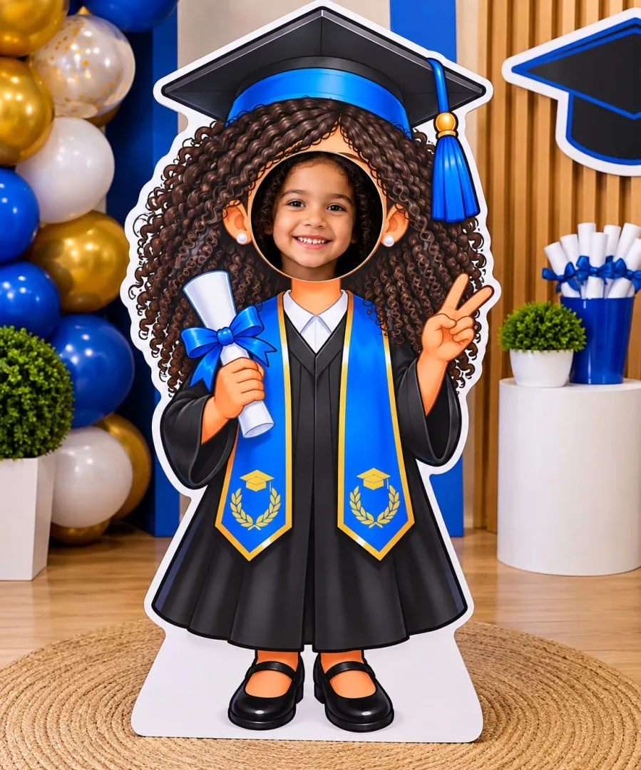 🎓💙 TOTENS DE FORMATURA – DIVERSIDADE E REPRESENTATIVIDADE! 💰8,50 👧🏽👦🏻👧🏿👦🏼  ✨ Modelos de menino e menina, com  — imagem 5