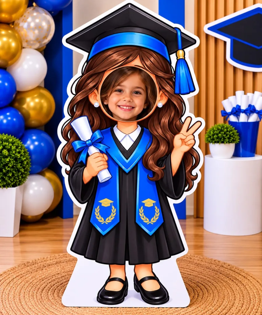 🎓💙 TOTENS DE FORMATURA – DIVERSIDADE E REPRESENTATIVIDADE! 💰8,50 👧🏽👦🏻👧🏿👦🏼  ✨ Modelos de menino e menina, com  — imagem 4