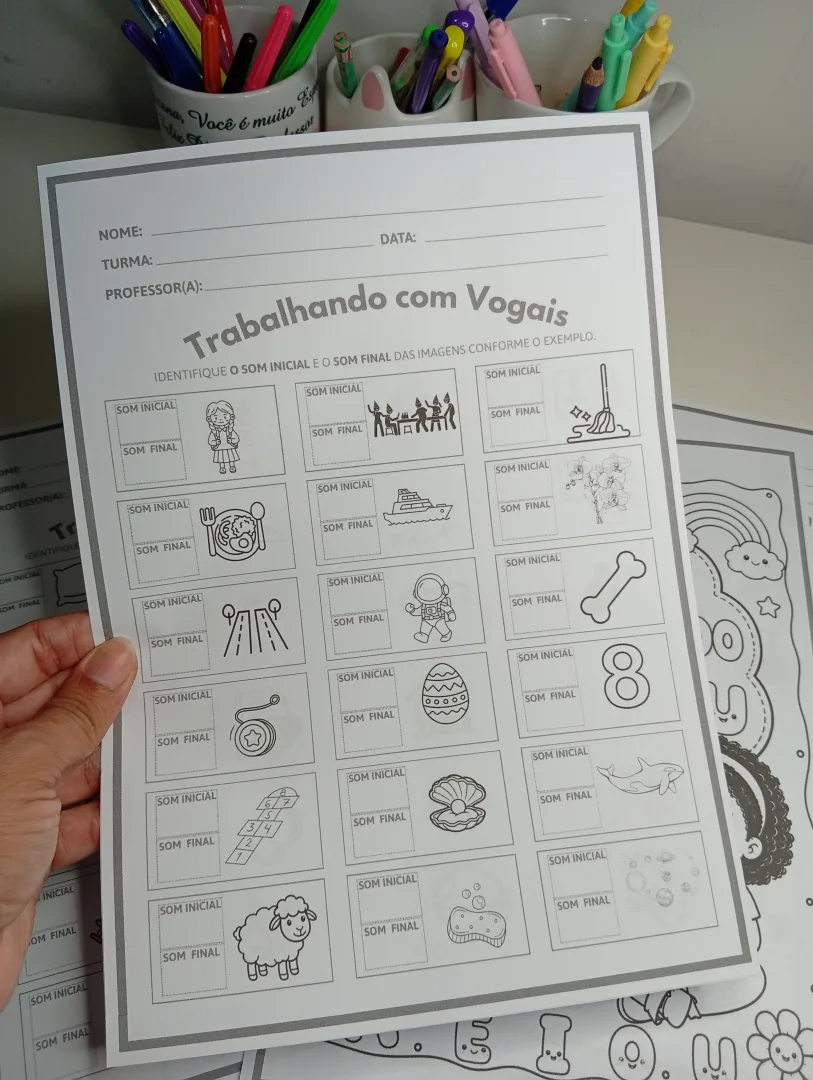  TRABALHANDO COM AS VOGAIS — imagem 2