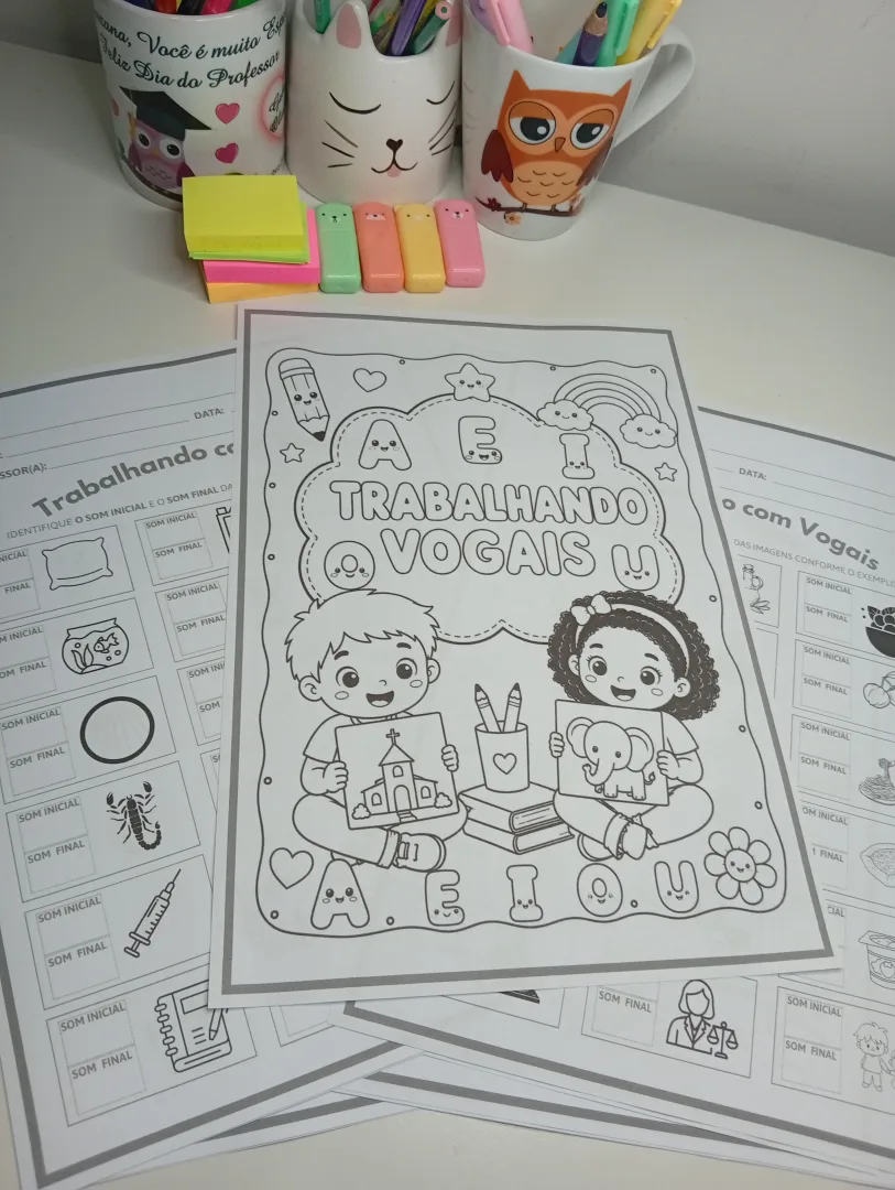  TRABALHANDO COM AS VOGAIS — imagem 3