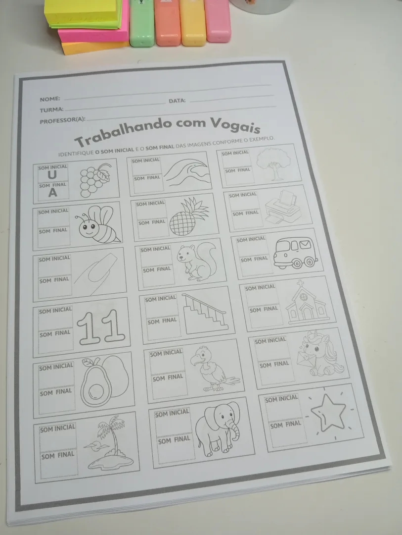  TRABALHANDO COM AS VOGAIS — imagem 5