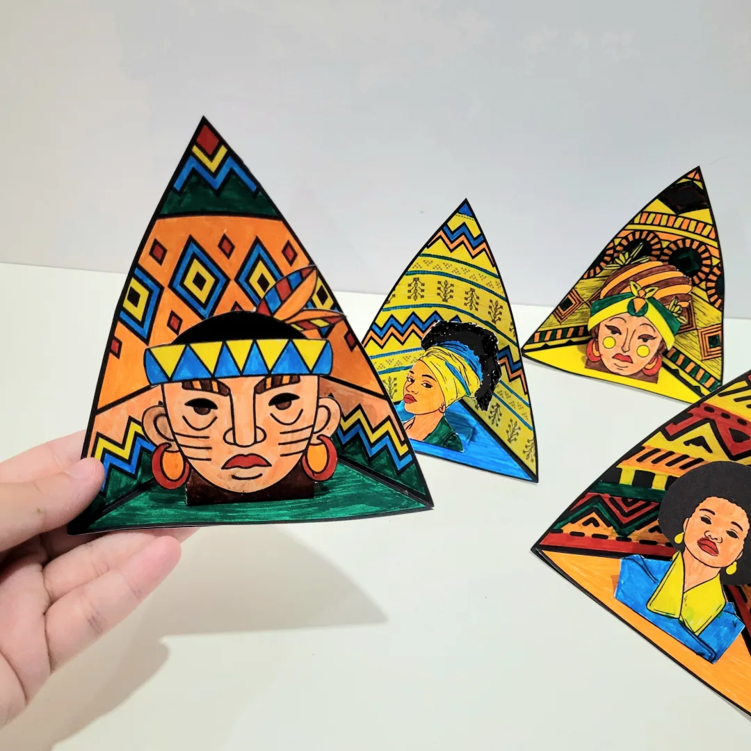 Triângulos Arte Africana — imagem 3