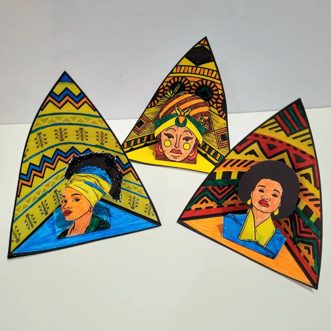 Triângulos Arte Africana — imagem 4