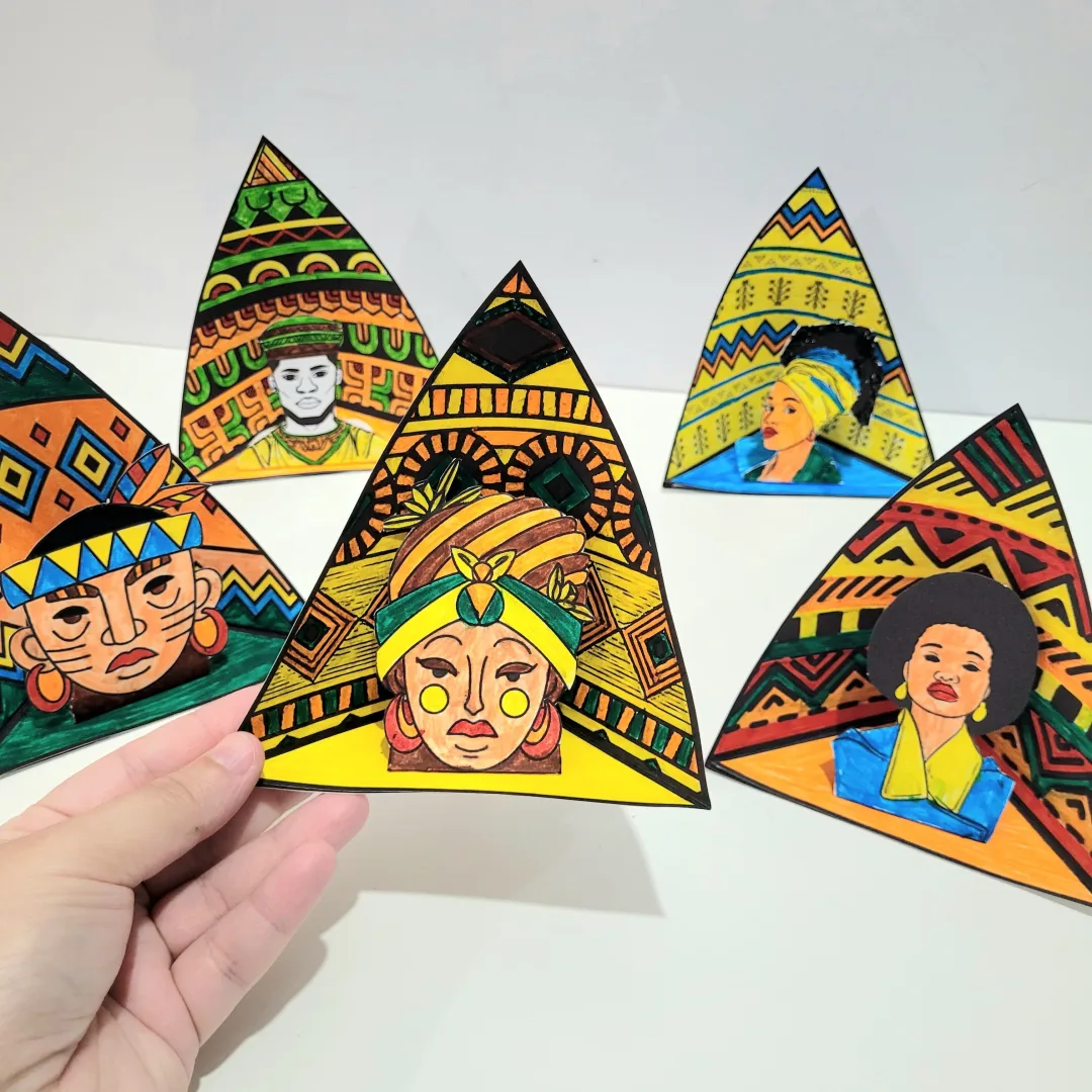 Triângulos Arte Africana — imagem 5