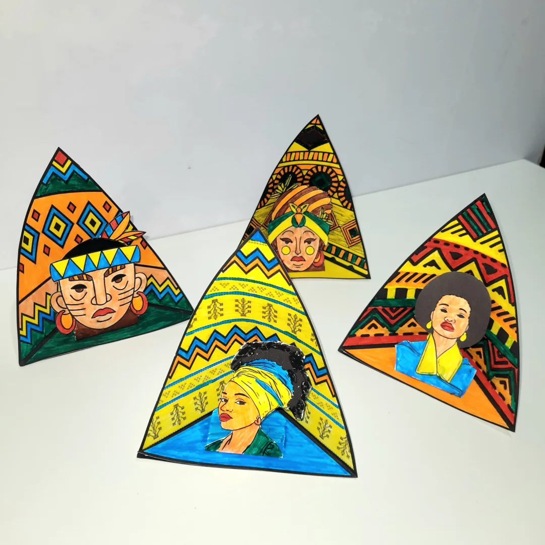 Triângulos Arte Africana — imagem 6