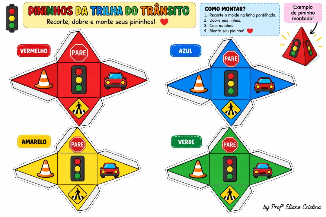 Trilha do Trânsito - Atividades de Educação Infantil - PDF — imagem 4