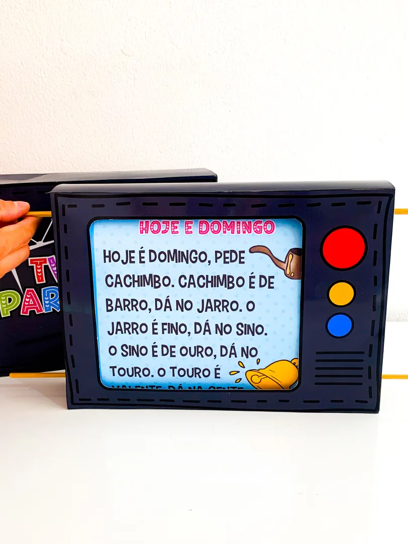 TV das Parlendas - Educação Infantil Leitura em PDF — imagem 5