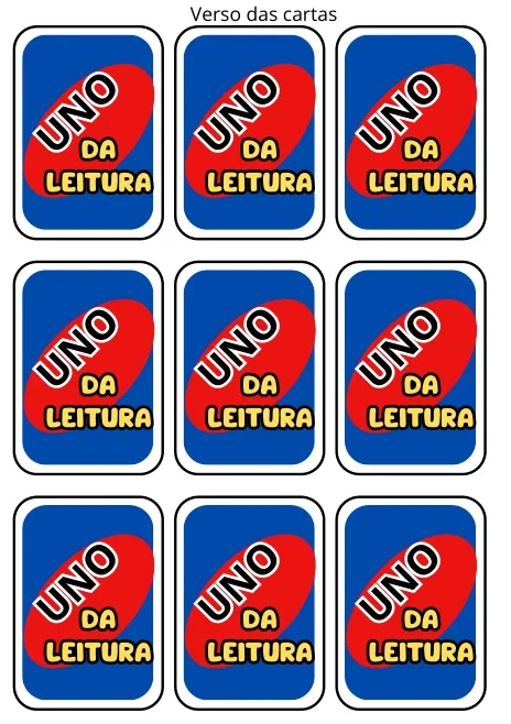 Uno - Cartas de Leitura para Alfabetização - PDF — imagem 5