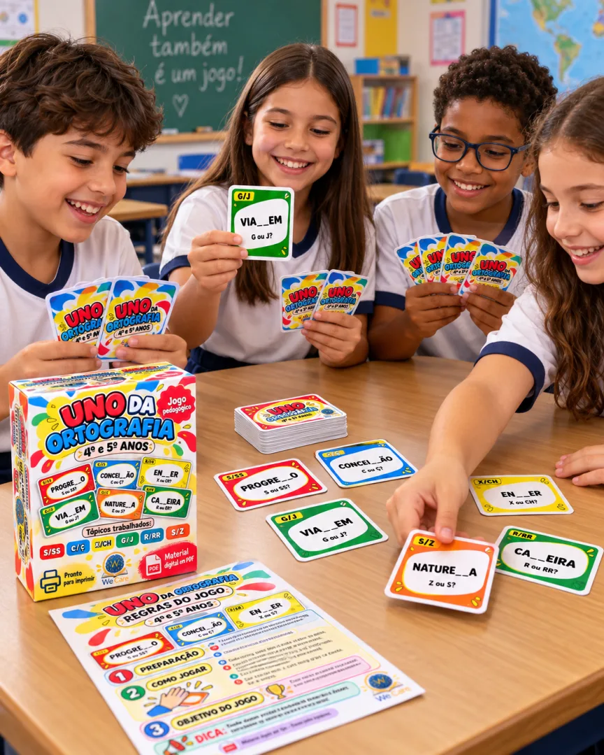 UNO da Ortografia – 4º e 5º Anos Jogo Pedagógico em PDF — imagem 4