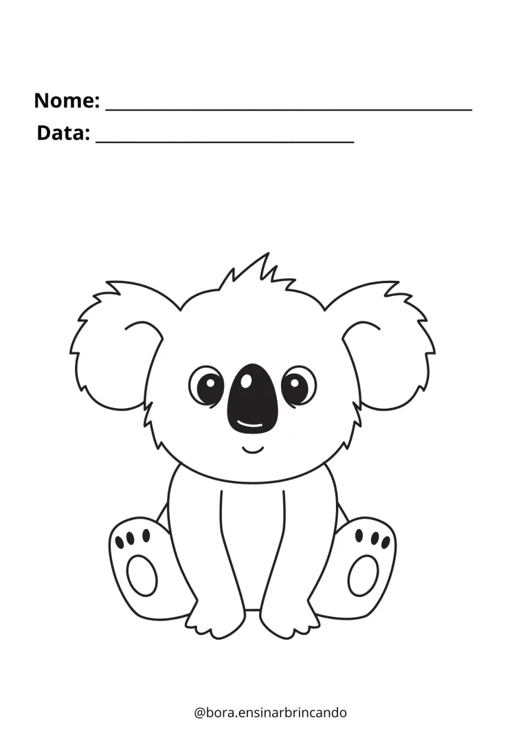 30 Mamíferos para Pintar - Educação Infantil - PDF — imagem 2