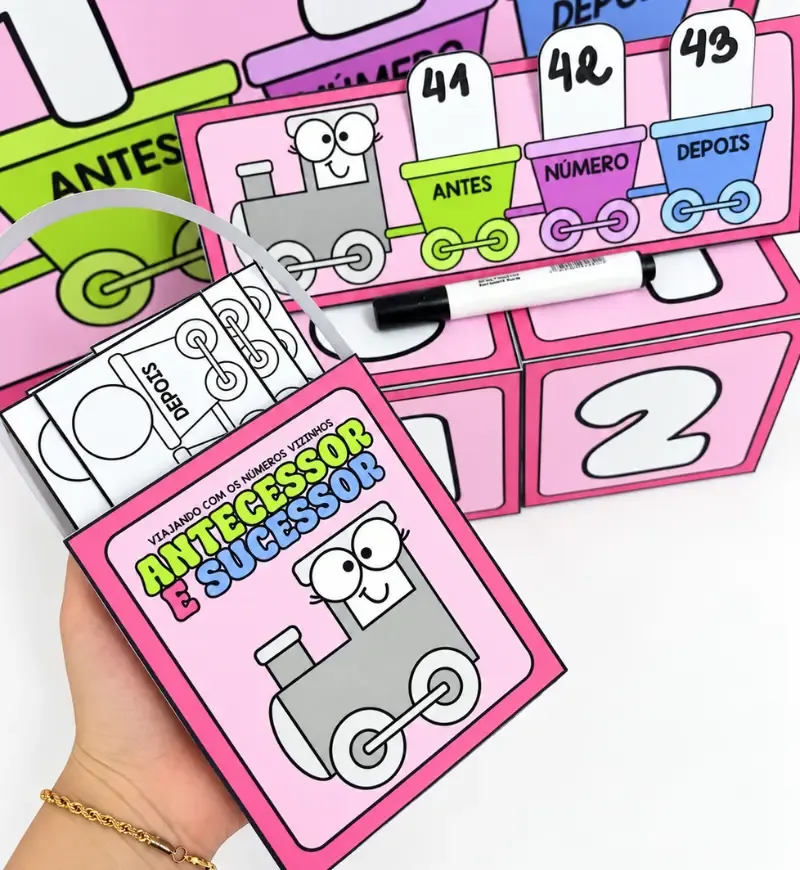 Viajando com os Números - Antecessor e Sucessor para Educação Infantil - PDF — imagem 3