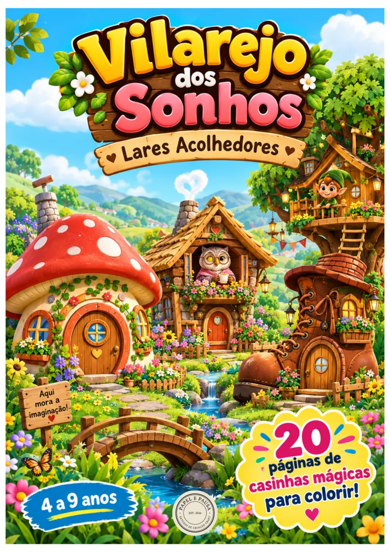 Vilarejo dos Sonhos - Lares Acolhedores - Educação Infantil PDF com 20 Páginas — imagem 5