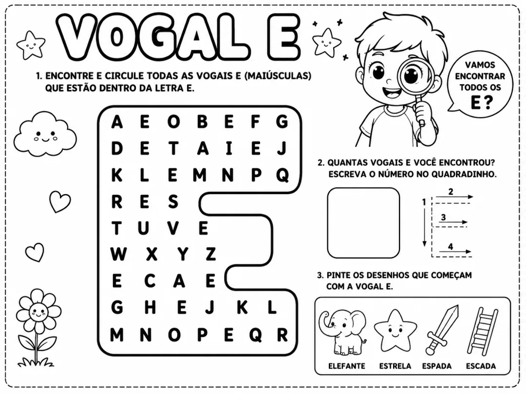 🌈✨ VOGAIS MÁGICAS – APRENDER É DIVERTIDO! ✨🌈Um recurso pensado especialmente para tornar o aprendizado das vogais... — imagem 6