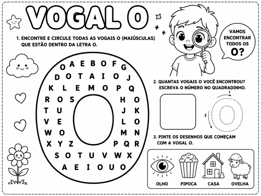 🌈✨ VOGAIS MÁGICAS – APRENDER É DIVERTIDO! ✨🌈Um recurso pensado especialmente para tornar o aprendizado das vogais... — imagem 4