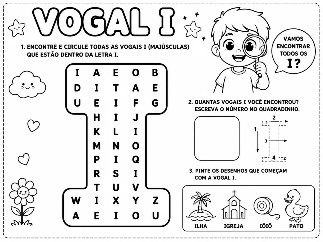 🌈✨ VOGAIS MÁGICAS – APRENDER É DIVERTIDO! ✨🌈Um recurso pensado especialmente para tornar o aprendizado das vogais... — imagem 5