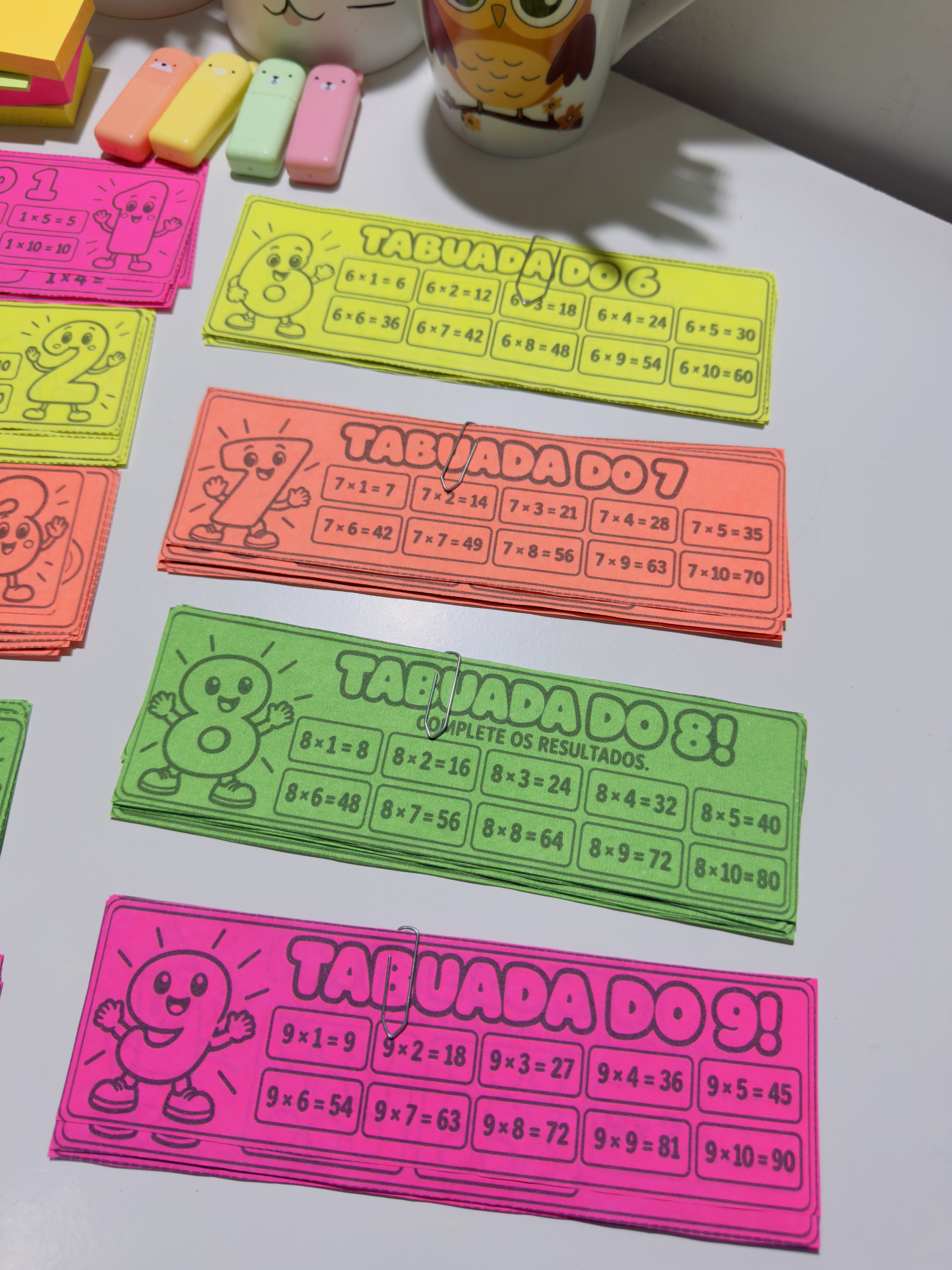 Tabuada da Multiplicação para 3º a 5º Anos em PDF — imagem 2